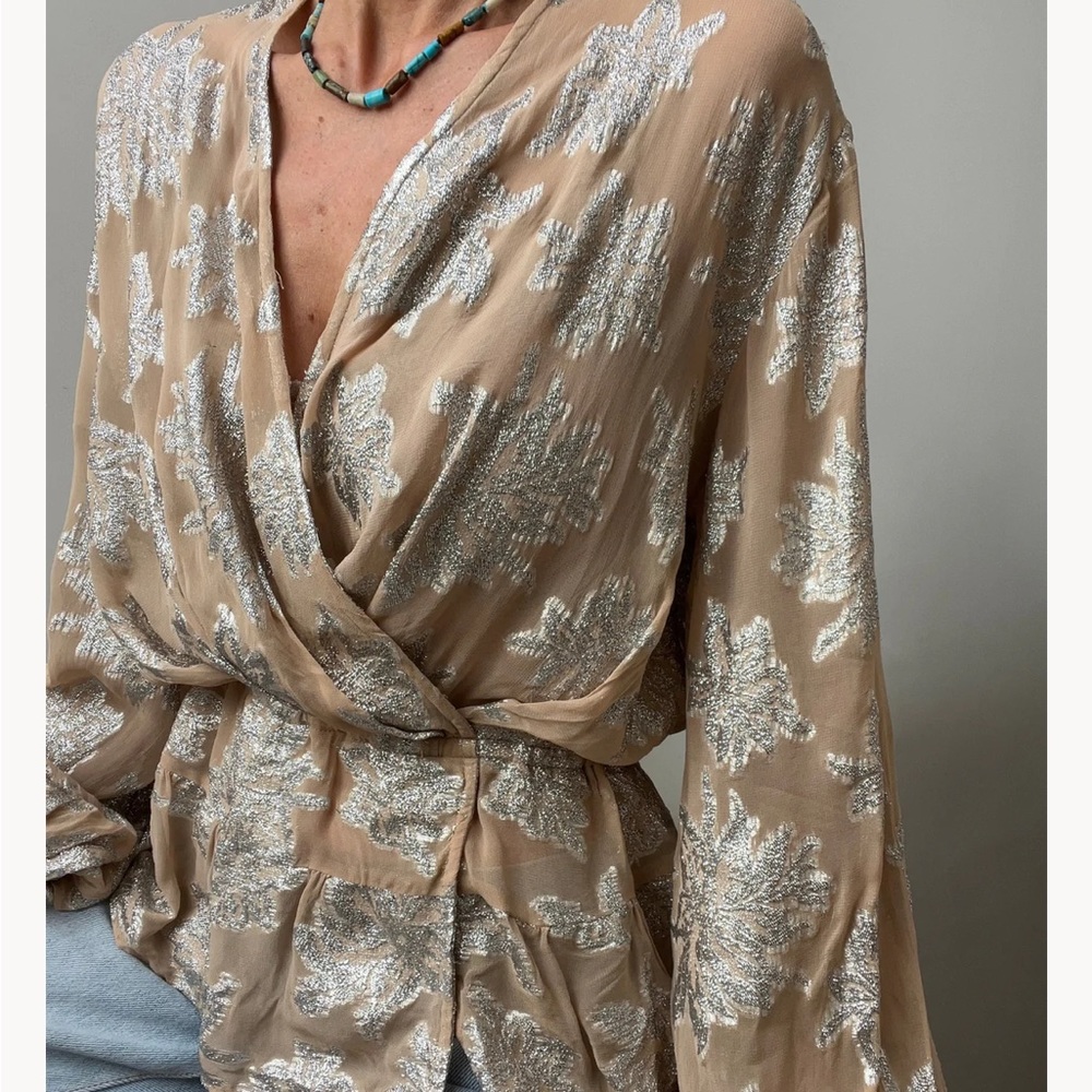 Iro Marylespe metallic top